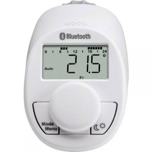 Vezeték nélküli radiátor termosztát, bluetooth és smart funkcióval Android és iOS alkalmazásokhoz eqiva CC-RT-BLE-EQ