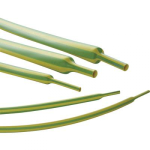 Hongshang 10488 Zsugorcső ragasztó nélkül Sárga, Zöld 25.40 mm Zsugorodási arány:2:1 méteráru