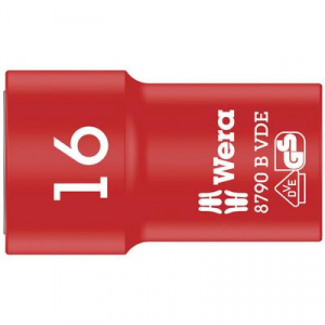 Wera 8790 B VDE 05004960001 Külső hatlap VDE dugókulcs betét 16 mm 3/8 (10 mm)