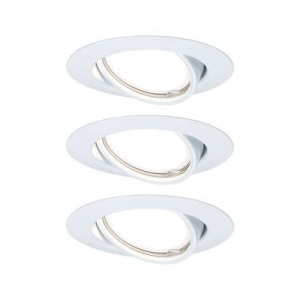 Beépíthető lámpa 3 részes készlet LED GU10 15 W Paulmann 93422 Base Fehér (matt)