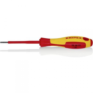 VDE egyenes csavarhúzó, penge szélesség: 2,5 mm, Knipex 98 20 25