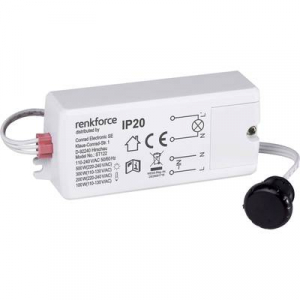 Érintés nélküli közelítéskapcsoló, IP20, max. 500W, renkforce
