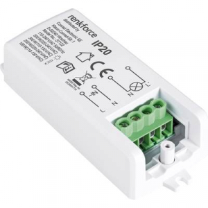 Érintés nélküli közelítéskapcsoló, IP20, max. 500W, renkforce