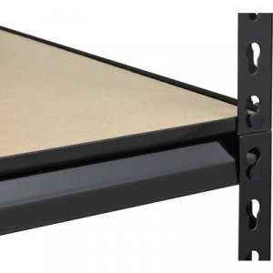 Nagy teherbírású polcos állvány 350 kg, 900 x 1800 x 450 mm, fém/fa polcokkal, TOOLCRAFT