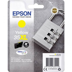 Epson Tinta T3594, 35XL Eredeti Sárga C13T35944010