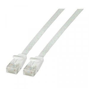RJ45 Hálózat Csatlakozókábel CAT 6A U/UTP 1.50 m Fehér Nagy rugalmasságú, Lángálló, Halogénmentes, Védővel, Aranyozatt érintkező EFB Elektronik