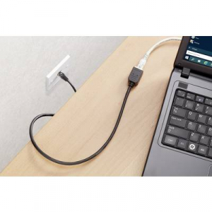 RJ45 Hálózat Hosszabbítókábel CAT 5e F/UTP 5.00 m Fekete Védővel, Aranyozatt érintkező Renkforce