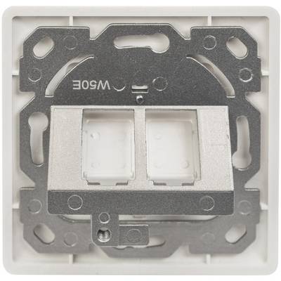 Keystone tartó 2-szeres Digitus DN-93801-1 Fehér