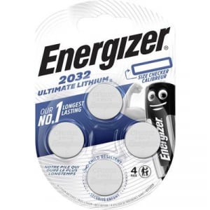 Energizer Ultimate 2032 Gombelem CR 2032 Lítium 235 mAh 3 V 4 db