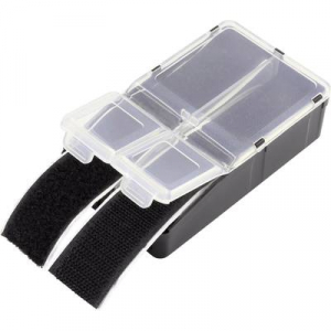 Tépőzár csíkok kötegeléshez 90 x 28 mm, fekete, 10 db, Tru Components 98001c422