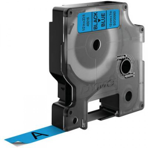 DYMO feliratozószalag D1, 12mm, kék/fekete, S0720560