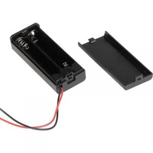 Micro Bit KI-2271 Elemtartó 2x Mikro (AAA) (H x Sz x Ma) 53 x 25 x 13 mm