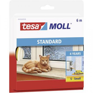 Habanyag tömítő, Tesamoll® Standard (H x Sz x Ma) 6 x 9 x 4 m, barna, TESA, tartalom: 1 tekercs