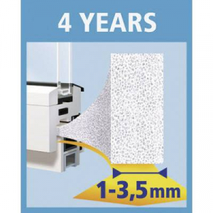 Habanyag tömítő, Tesamoll® Standard (H x Sz x Ma) 6 x 9 x 4 m, barna, TESA, tartalom: 1 tekercs