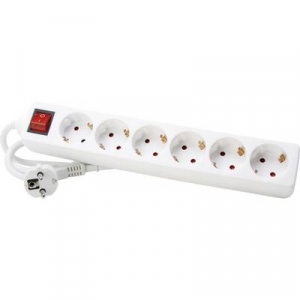 Kopp 120913004 Eloszt&oacute; kapcsol&oacute;val 6 r&eacute;szes Feh&eacute;r V&eacute;dő&eacute;rintkezős 1 db