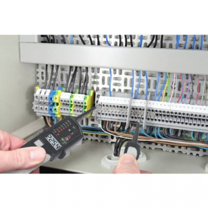 Kétpólusú feszültségvizsgáló LED-es és LCD-s kijelzővel 0 - 690V AC/DC Voltcraft VC55 LCD