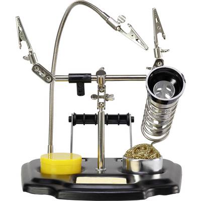 Harmadik kéz paneltartó 3db hajlítható csipesszel, pákatartóval, ón tartóval TOOLCRAFT ZD-10Y