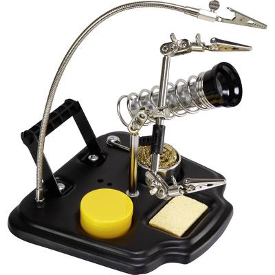 Harmadik kéz paneltartó 3db hajlítható csipesszel, pákatartóval, ón tartóval TOOLCRAFT ZD-10Y