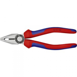 Kombinált fogó, 180 mm, vágási érték: (közepes/kemény) O 3,4/2,2 mm, max. 16 mm2, Knipex 03 02 180