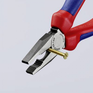 Kombinált fogó, 160 mm, vágási érték: (közepes/kemény) O 3,1/2 mm, max. 16 mm2, Knipex 03 02 160