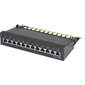 12 port Hálózati patchbox Renkforce CAT 6A 1 ME