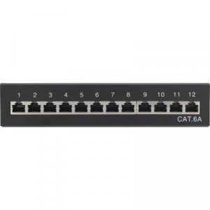 12 port Hálózati patchbox Renkforce CAT 6A 1 ME