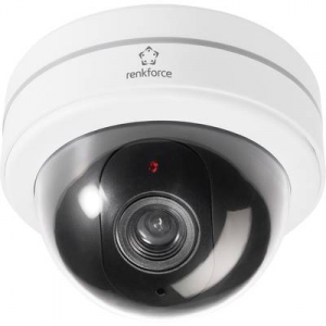 Dóm álkamera villogó LED-del, 3 V, 126 mm, Dummy Dome