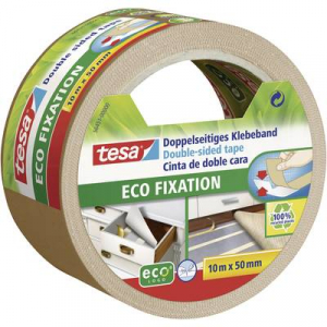 Kétoldalas ragasztószalag, tesa® ECO FIXATION (H x Sz) 10 m x 50 mm, műanyag, 56451 TESA, tartalom: 1 tekercs