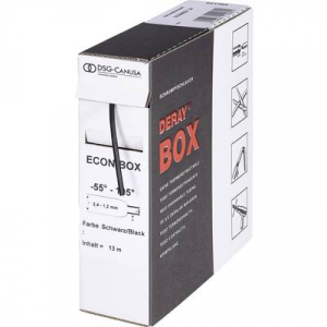 DSG Canusa 8610190802 Zsugorcső ragasztó nélkül Barna 19 mm Zsugorodási arány:2:1 4 m