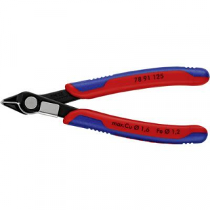 Elektronikai, finommechanikai hegyescsőrű csípőfogó 125 mm Knipex Super-Knips 78 91 125