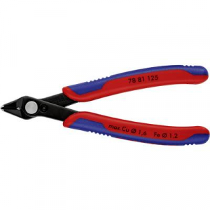 Elektronikai, finommechanikai hegyescsőrű csípőfogó 125 mm Knipex Super-Knips 78 81 125
