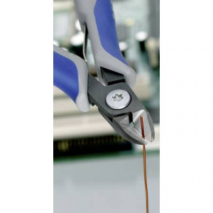 Precíziós elektronikai oldalcsípő fogó, kerekített fejű 125 mm Knipex 79 12 125