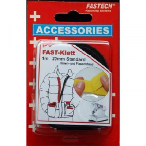 Tépőzár készlet 1 m x 20 mm 1pár Fastech 680-330C