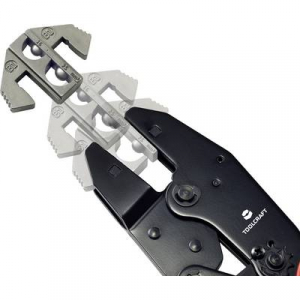 TOOLCRAFT PLE-0B1 Krimpelő betétek Szigeteletlen kábelsaruk Keresztmetszet: 16 ... 25 mm2 Alkalmas márka: TOOLCRAFT PZ-500