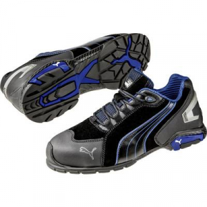 PUMA Safety Rio Black Low 642750-43 Biztonsági cipő S3 Méret: 43 Fekete, Kék 1 pár