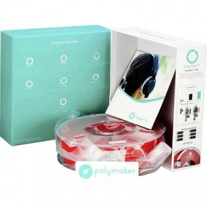 Polymaker 70153 3D nyomtatószál PolyMax PLA műanyag 1.75 mm Piros 750 g