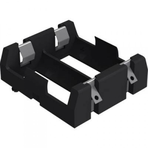 Elemtartó 18350-es elemhez 2 x 18350, 49 x 40 x 15 mm, Keystone 1102