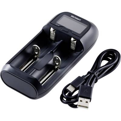 VOLTCRAFT CC-3 NiMH, NiCd, Lítiumion, LiFePO Mini (AAAA), Mikro (AAA), Ceruza (AA), Baby (C), Sub-C, A, 10440, 14500, 14650, 16340, 17355, 17500, 1765