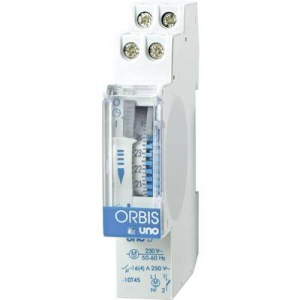 ORBIS Zeitschalttechnik UNO D 230 V Kalapsínes időkapcsoló óra Analóg 120 V/AC, 230 V/AC, 12 V/AC, 12 V/DC, 24 V/AC, 24 V/DC, 48 V/AC, 48 V/DC