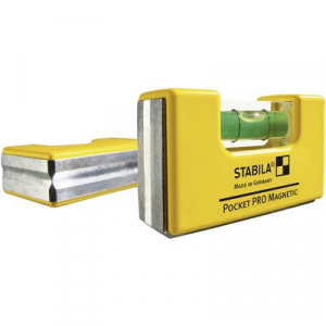 Stabila POCKET PRO MAGNETIC 17768 Mini vízmérték 7 cm 1 mm/m Kalibrált: Gyári standard (tanusítvány nélkül)