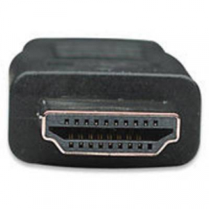 HDMI / DVI átalakító kábel, 1x HDMI dugó - 1x DVI dugó 24+1 pólusú, 1,8 m, Manhattan