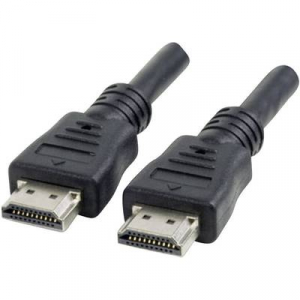 HDMI kábel [1x HDMI dugó 1x HDMI dugó] 5 m fekete Manhattan 756587