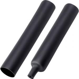 TRU COMPONENTS T1904CA048 Zsugorcső ragasztóval Fekete 33 mm Zsugorodási arány:6:1 1 db