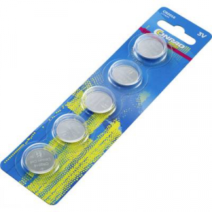 Conrad energy Gombelem CR 2016 Lítium 80 mAh 3 V 5 db