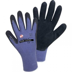 L+D worky ECO LATEX FOAM 14901-7 Viszkóz Munkakesztyű Méret (kesztyű): 7, S EN 388 CAT II 1 pár