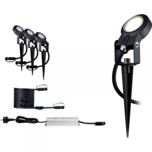 Paulmann Sting 93696 Világításrendszer, Plug & Shine LED-es kerti fényszóró kezdőkészlet 3 részes készlet LED 18 W Antracit