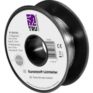 Optikai kábel, 1.0 mm x 100 m, Tru Components
