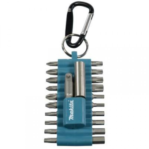 Makita P-81175 Bit készlet 22 részes Belső kerek hatlap (TX), Kereszthornyú Pozidriv, Kereszthornyú Phillips, Belső hatlap