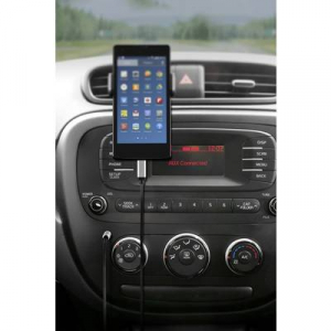 Renkforce USB / Jack Audio Csatlakoz&oacute;k&aacute;bel [1x USB-C&trade; dug&oacute; - 1x Jack dug&oacute;, 3,5 mm-es] 1.20 m Fekete Alum&iacute;nium dug&oacute;