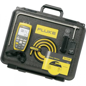 Levegő áramlás mérő, anemométer készlet tároló kofferben 1-80 m/s Fluke 922